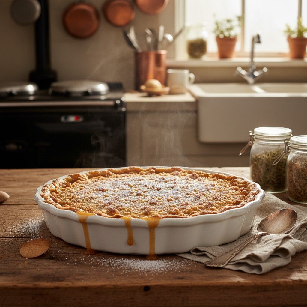 A Proper British Apple Crumble