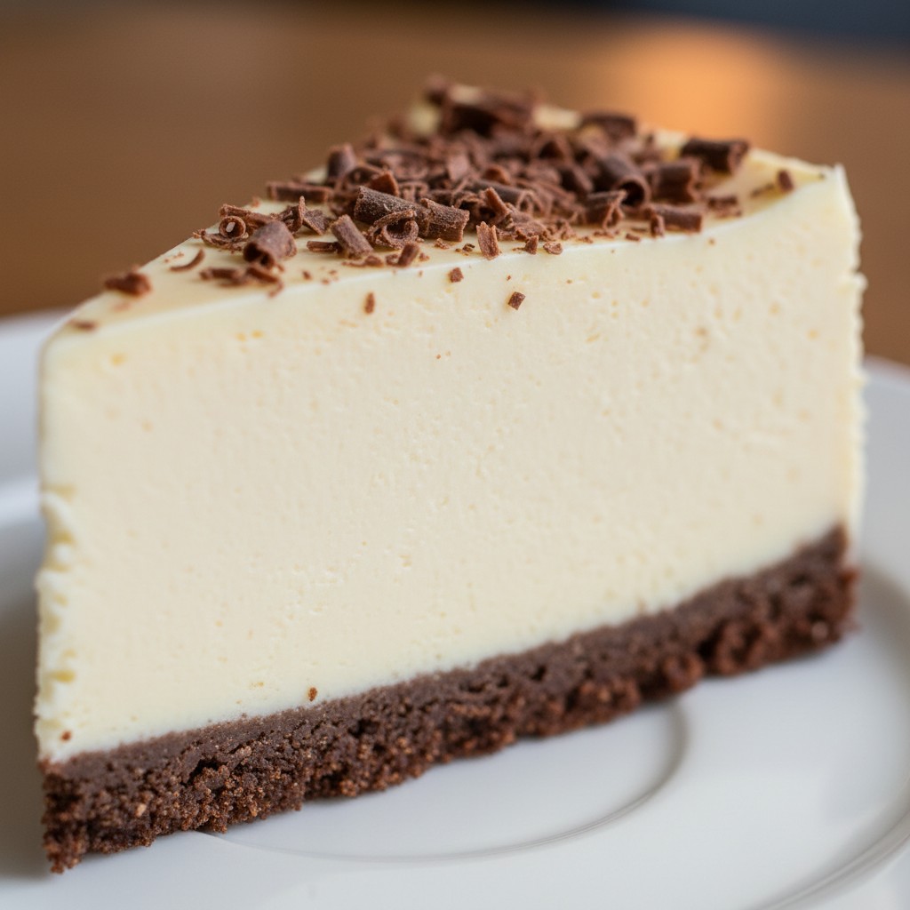 My Ultimate No-Bake Baileys Cheesecake close-up