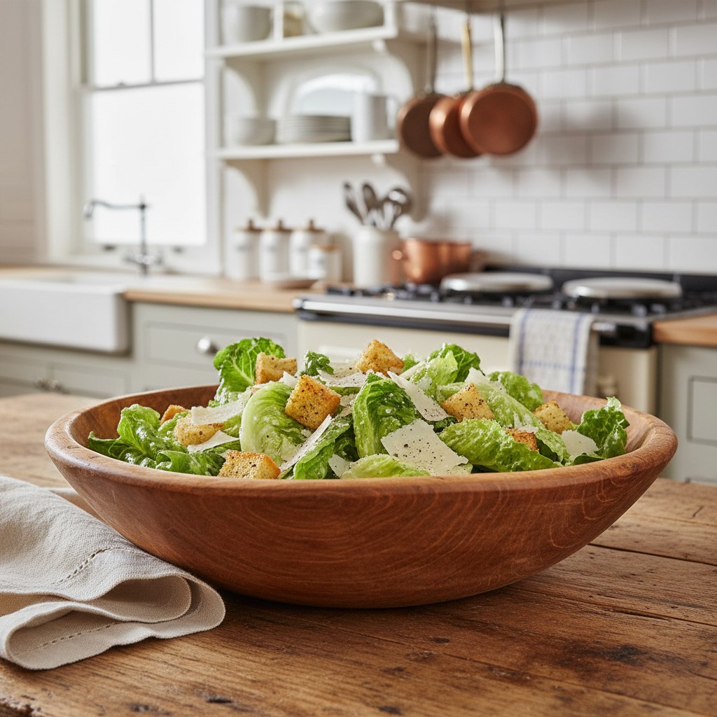 A Proper Caesar Salad, Made from Scratch