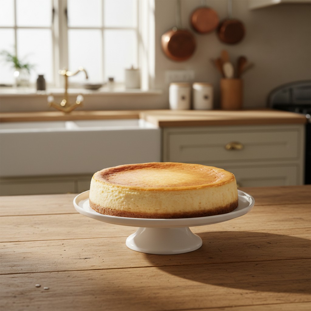 A Truly Classic Baked Cheesecake