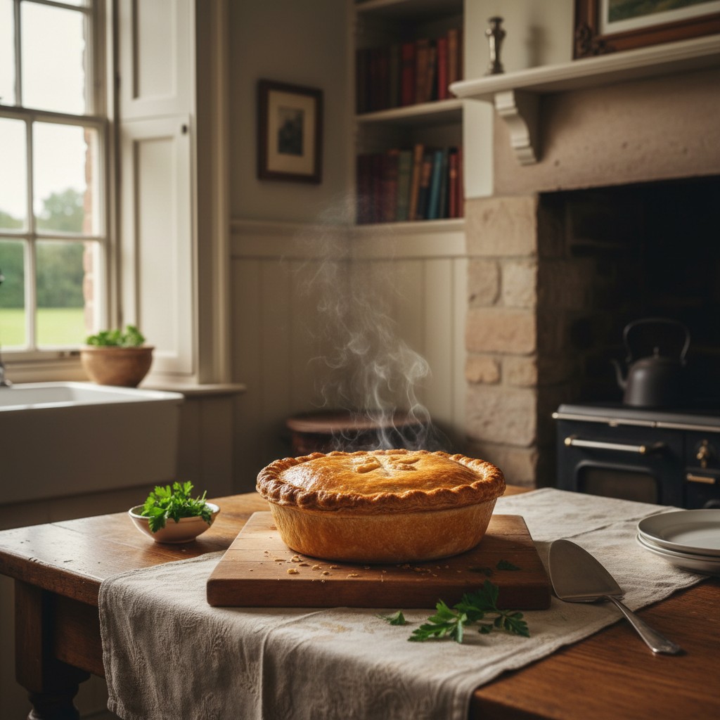Hearty Chicken and Leek Pie