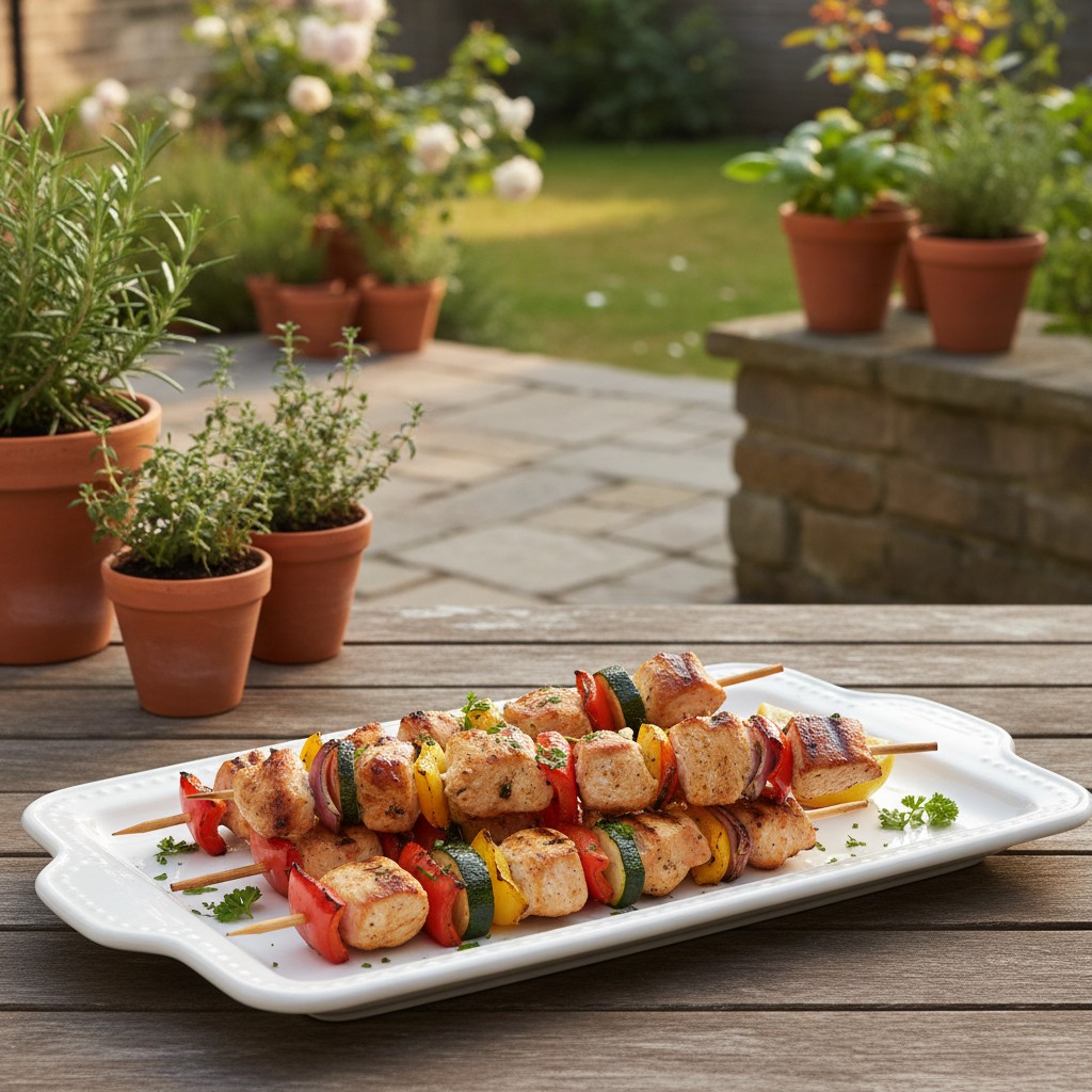 My Classic Chicken Kebabs with a Lemon and Herb Marinade