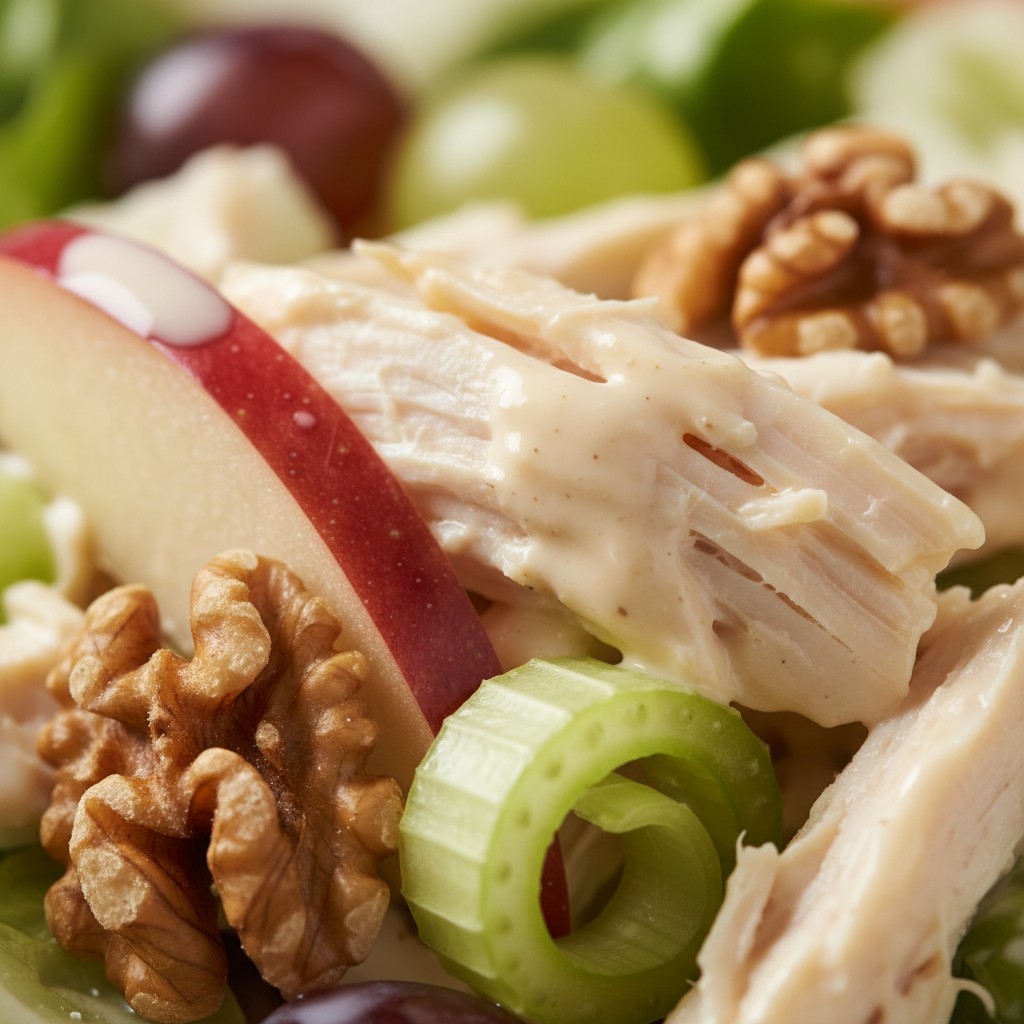 My Classic Chicken Waldorf Salad close-up