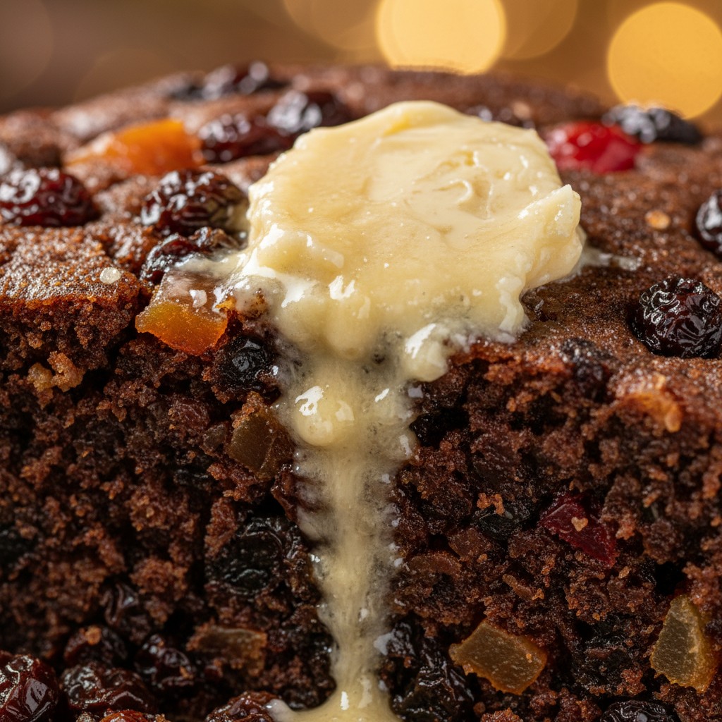 The Ultimate Classic Christmas Pudding close-up