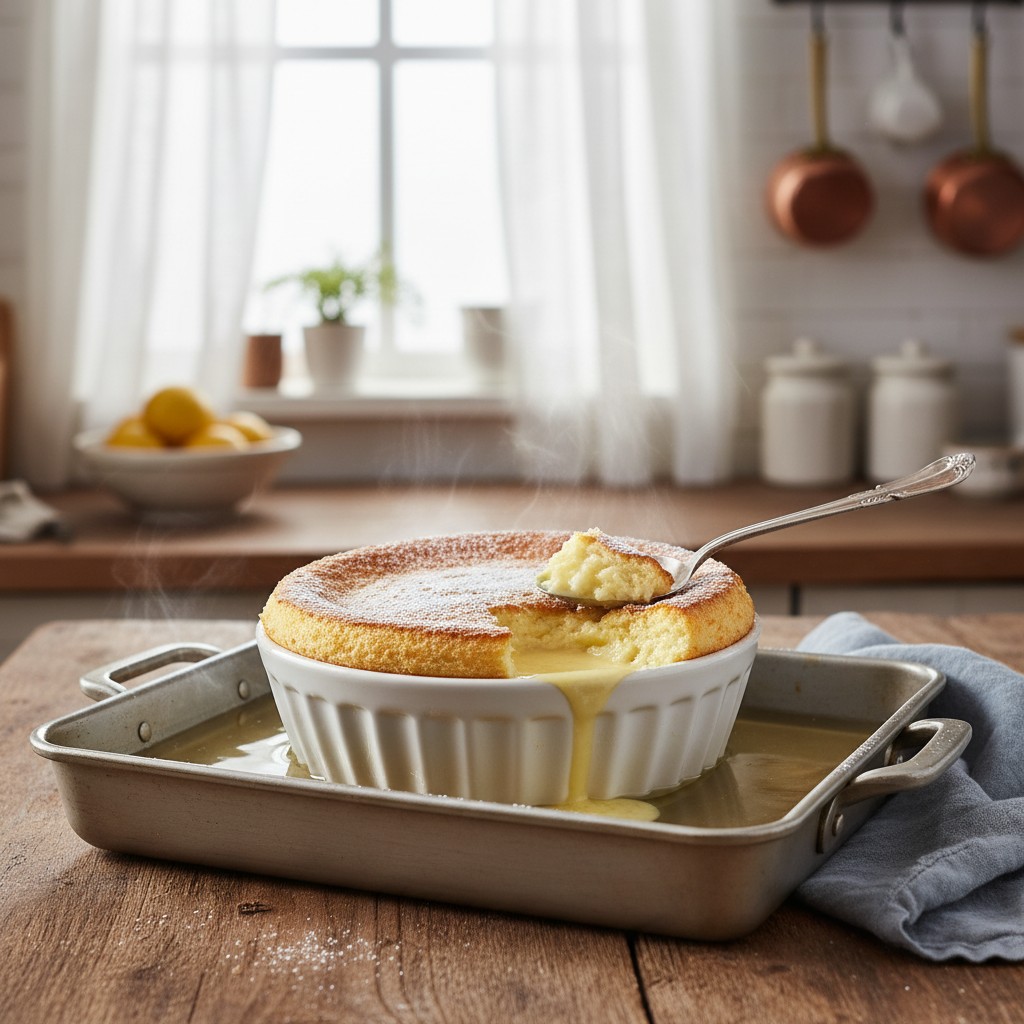 A Truly Magical Lemon Surprise Pudding