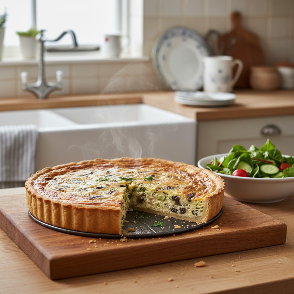 How to Make the Perfect Mushroom Quiche