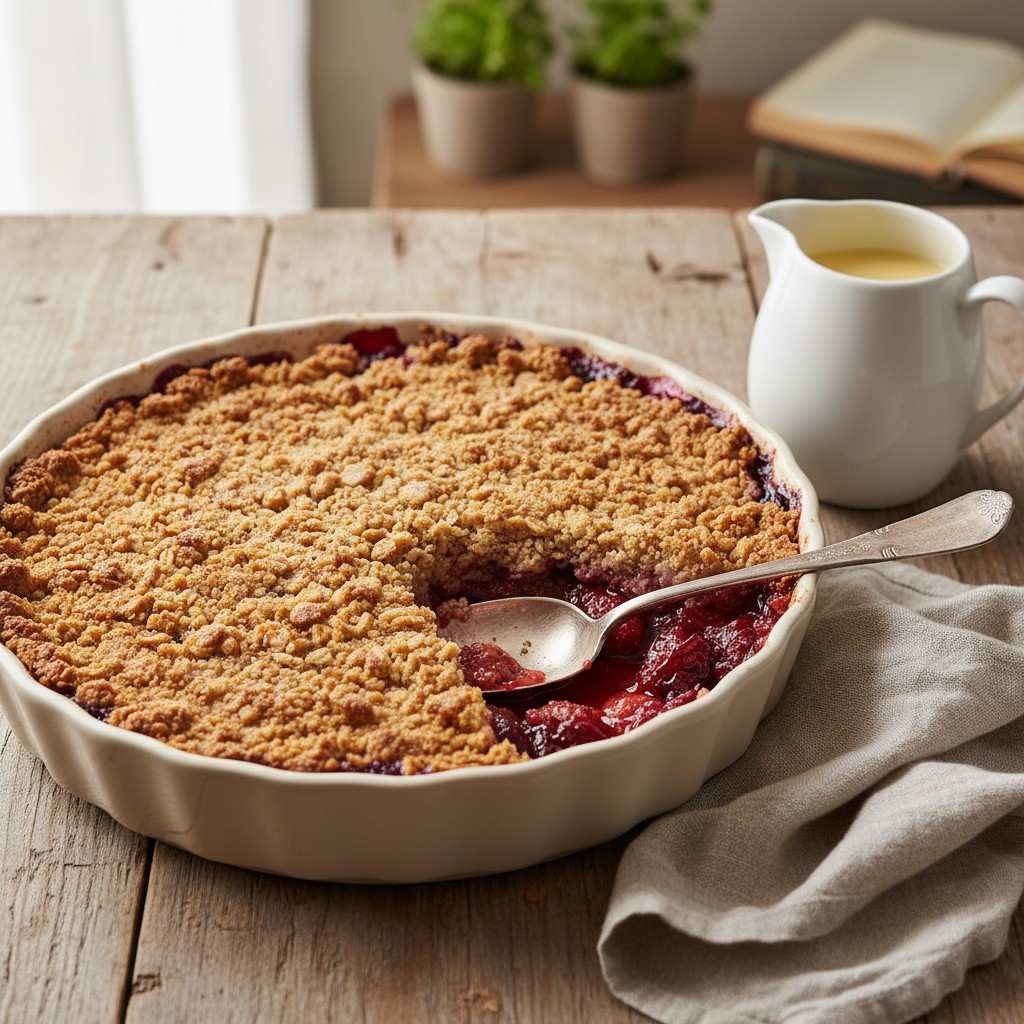 How to Make the Perfect Plum Crumble