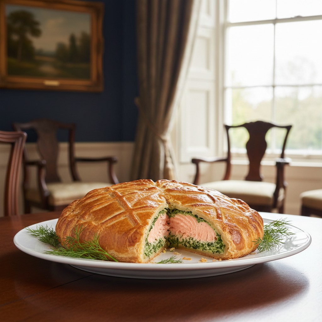 A Truly Classic Salmon en Croûte