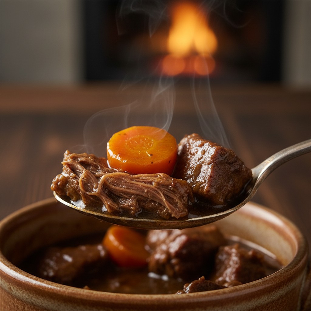 How to Use Your Slow Cooker: A Classic Beef and Ale Casserole close-up