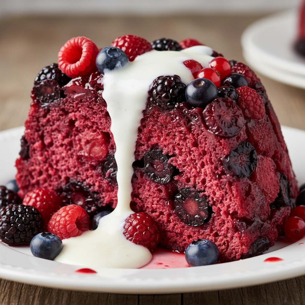 My Classic Summer Pudding close-up