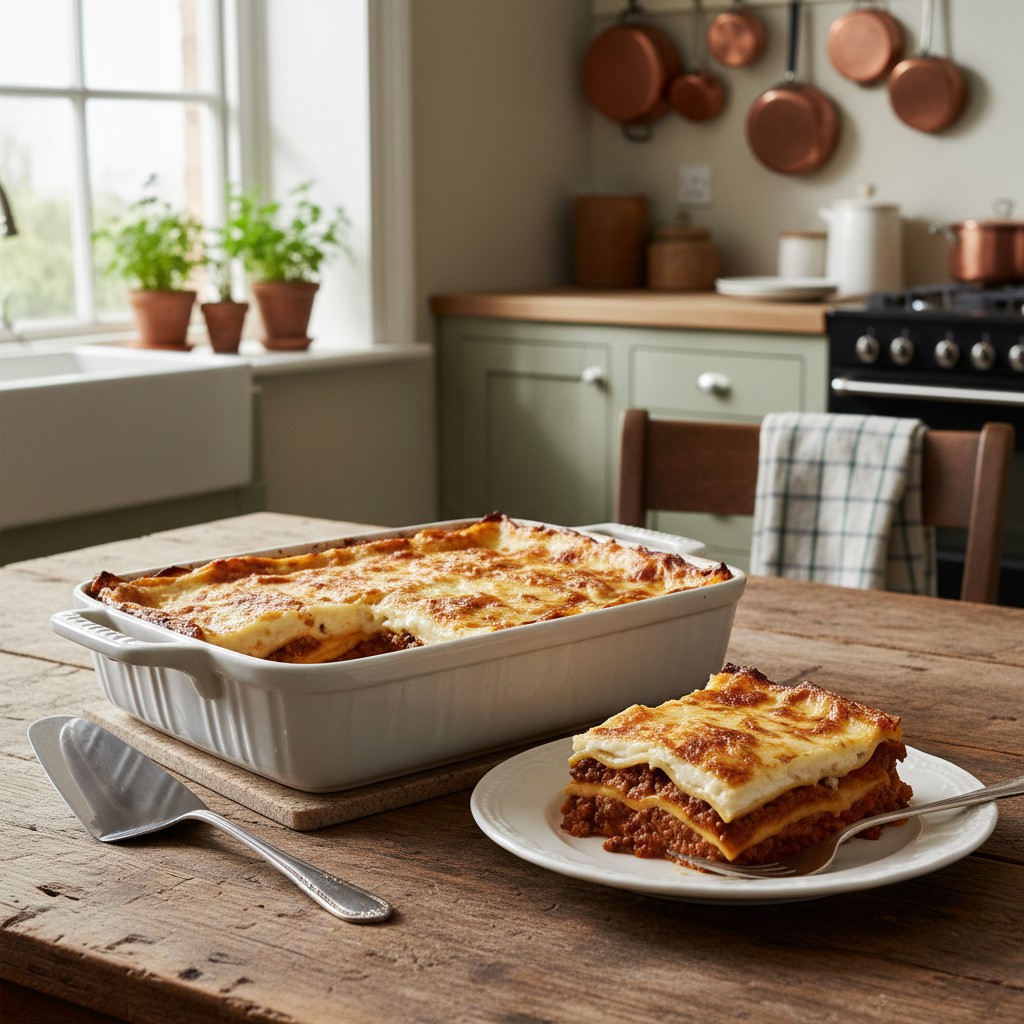 Classic White Sauce Lasagne al Forno